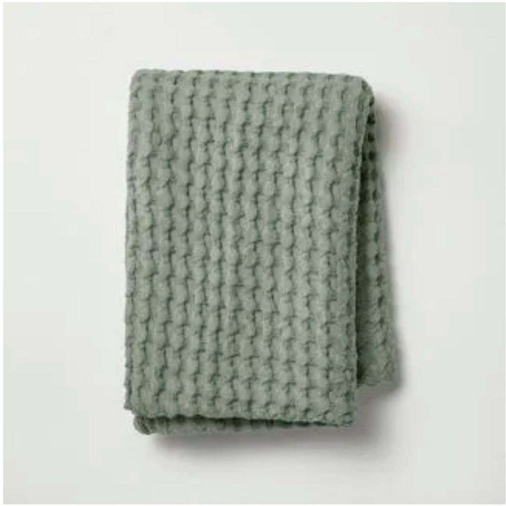 Casaluna NEW Waffle Weave Body Pillow Cover Sage Green